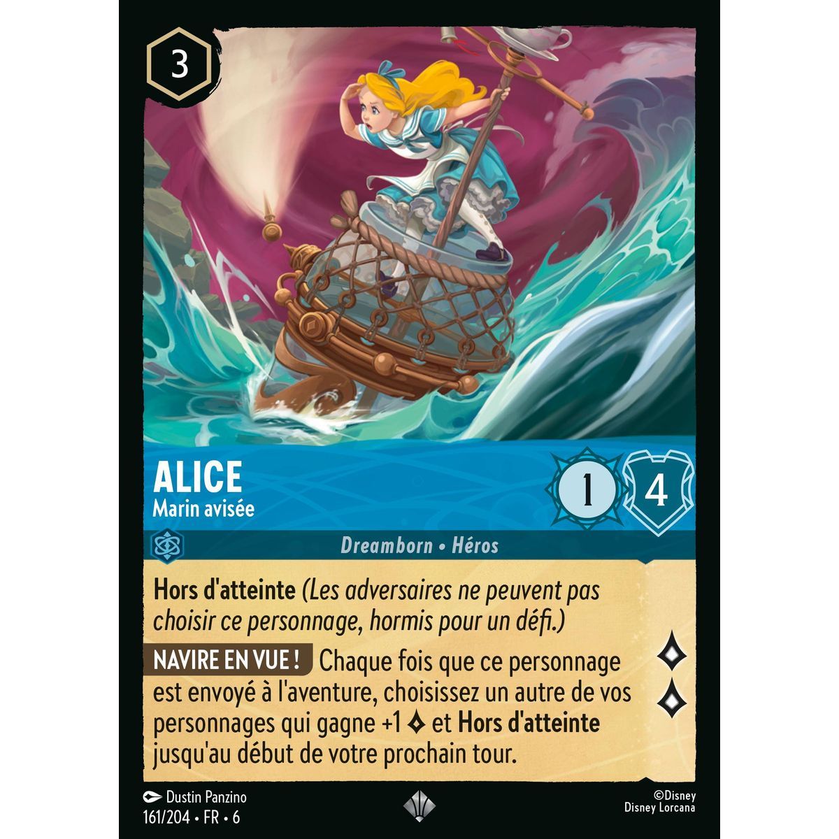 Item Alice, Marin avisée - 161/204 - AZS - La Mer Azurite - Super Rare - Français