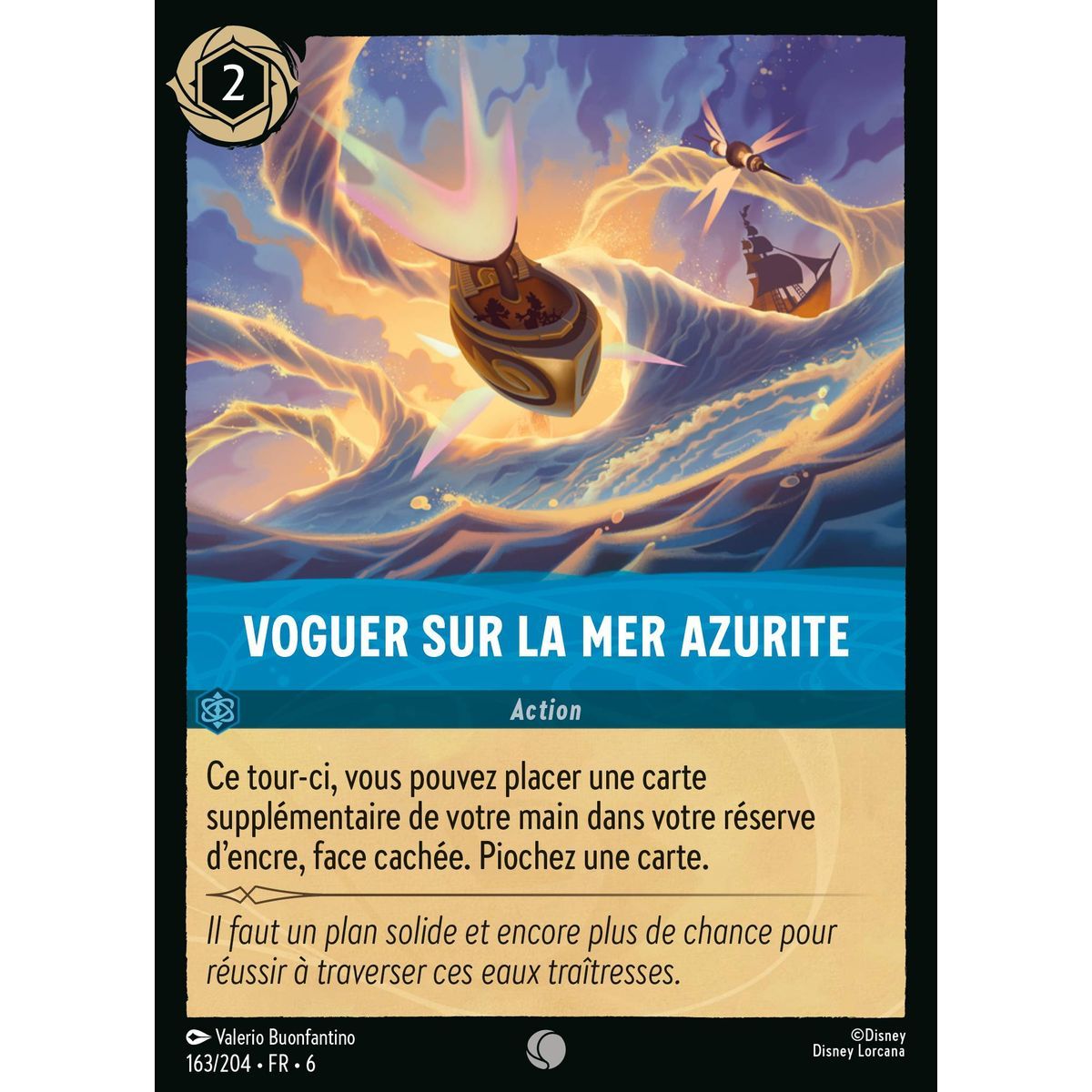Item Voguer sur la mer Azurite - 163/204 - AZS - La Mer Azurite - Commune - Français