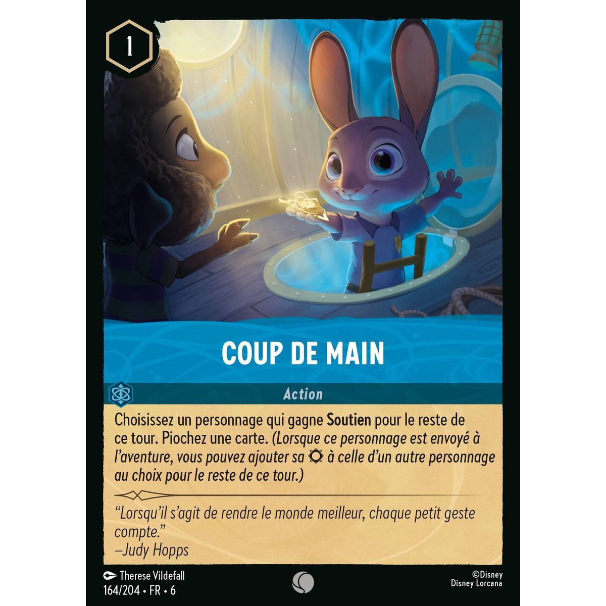 Coup de main - 164/204 - AZS - La Mer Azurite - Brillante - Premium - Français