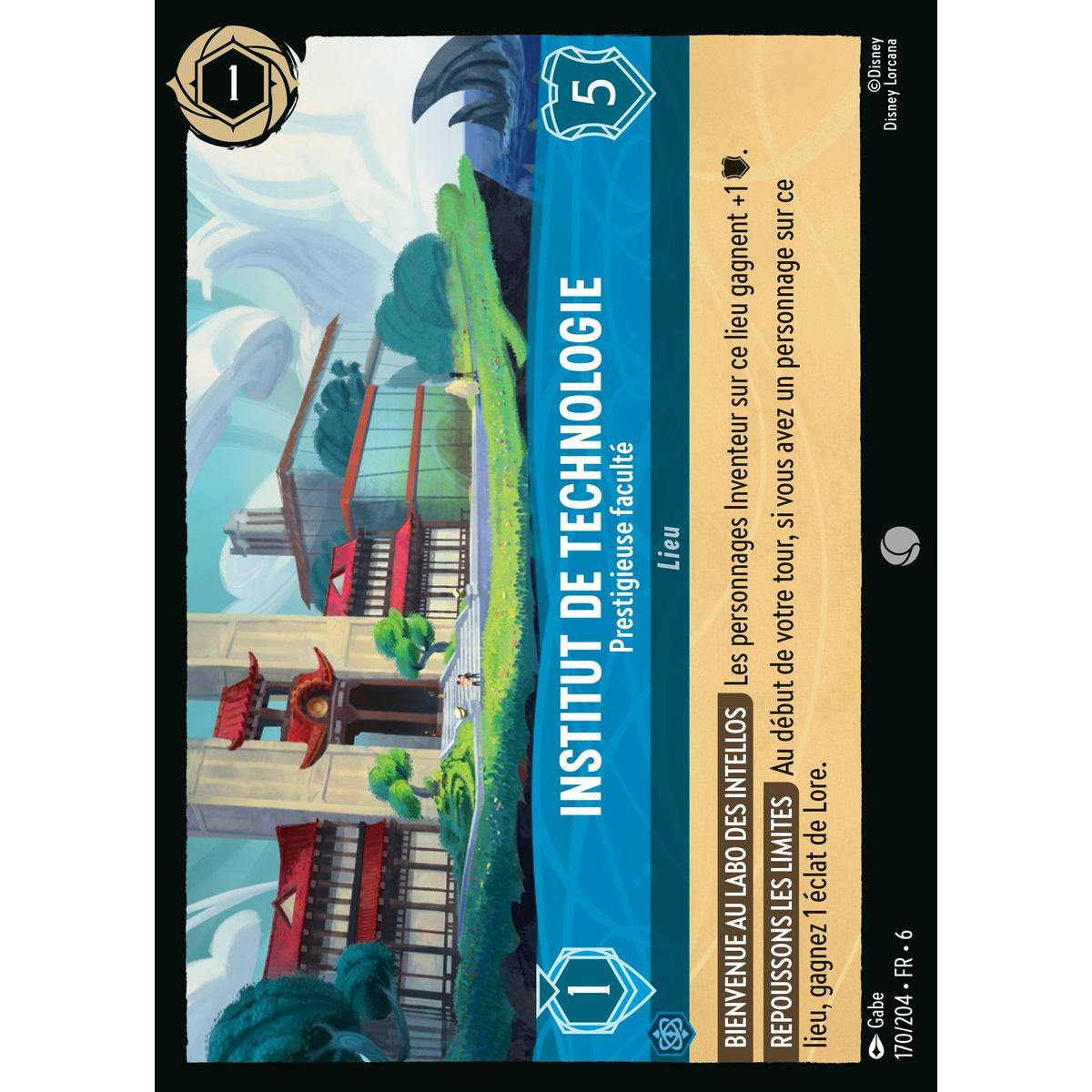 Institut de technologie, Prestigieuse faculté - 170/204 - AZS - La Mer Azurite - Brillante - Premium - Français