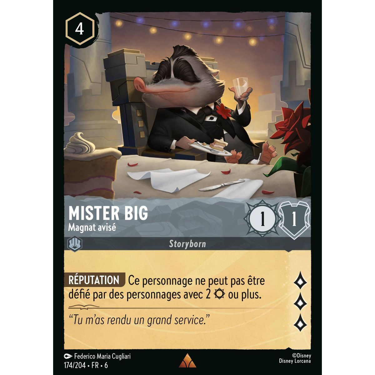 Mister Big, Magnat avisé - 174/204 - AZS - La Mer Azurite - Brillante - Premium - Français