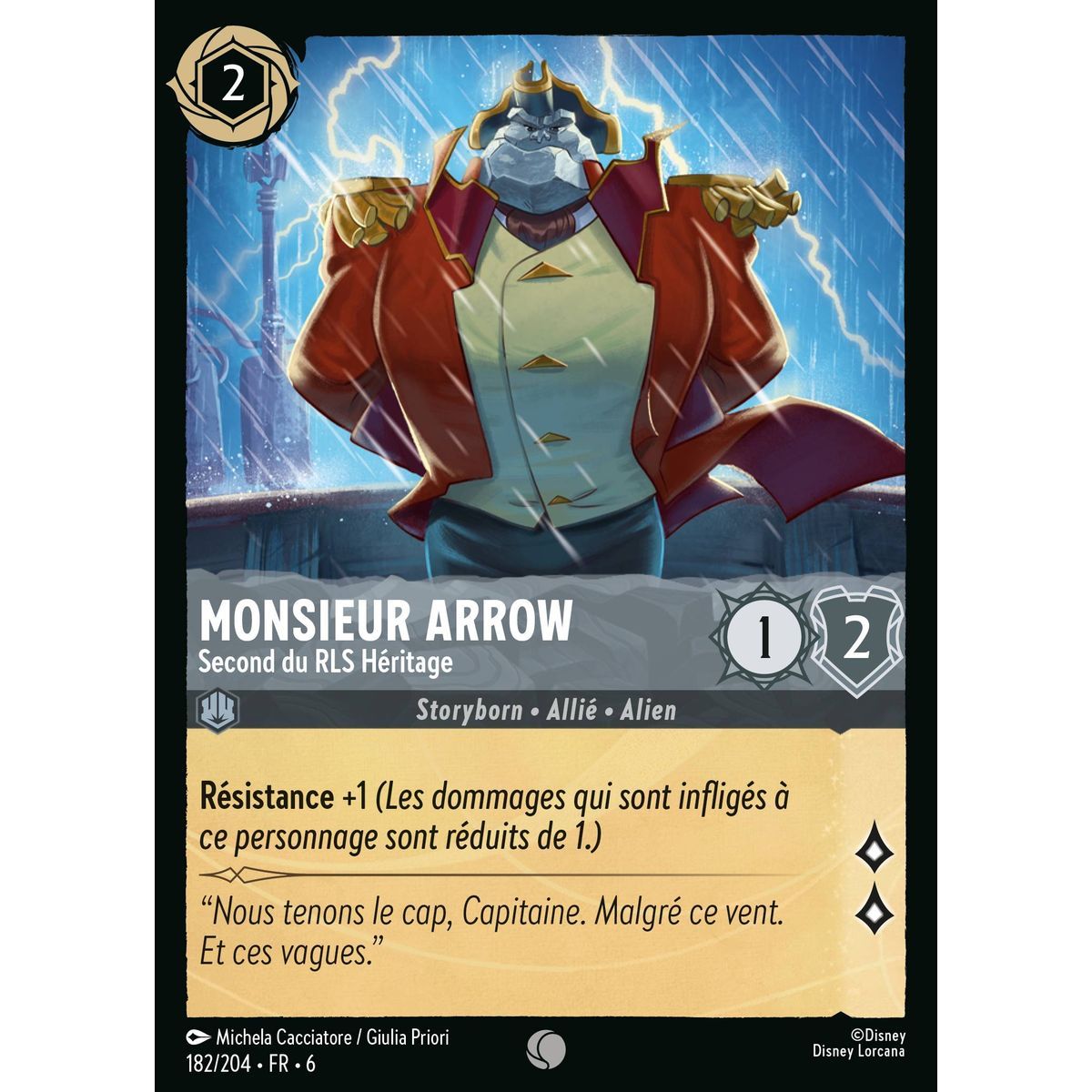 Monsieur Arrow, Second du RLS Héritage - 182/204 - AZS - La Mer Azurite - Brillante - Premium - Français