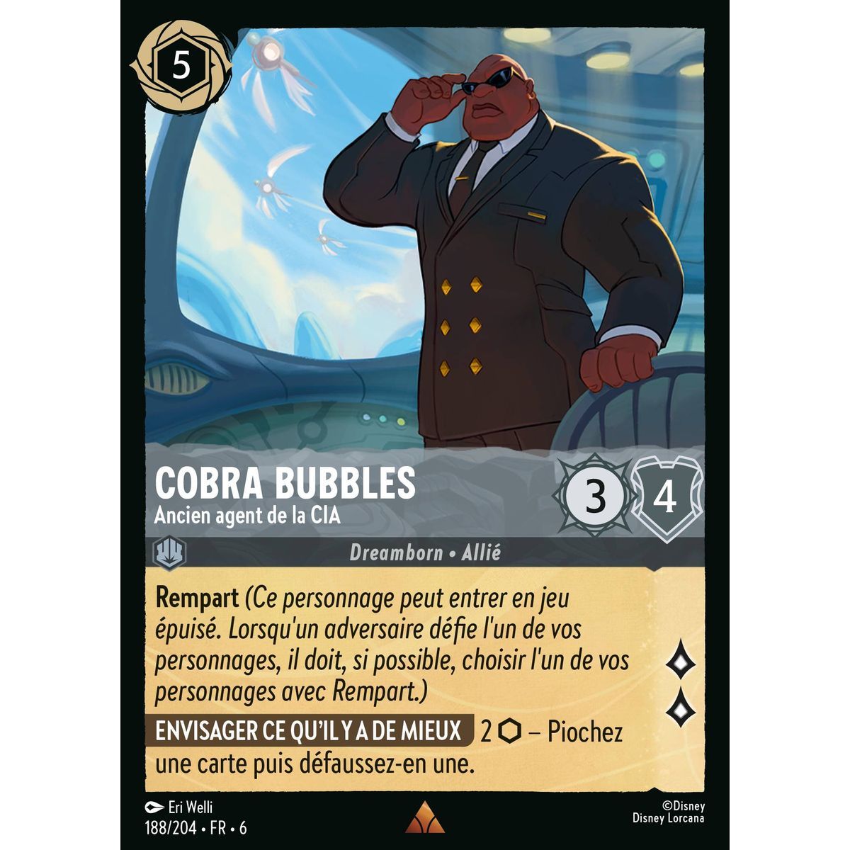 Cobra Bubbles, Ancien agent de la CIA - 188/204 - AZS - La Mer Azurite - Brillante - Premium - Français