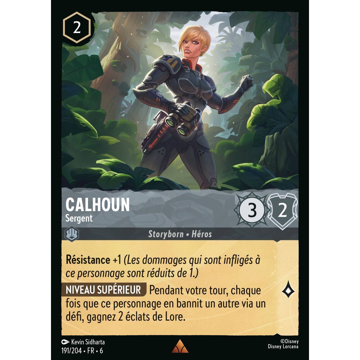 Item Calhoun, Sergent - 191/204 - AZS - La Mer Azurite - Rare - Français