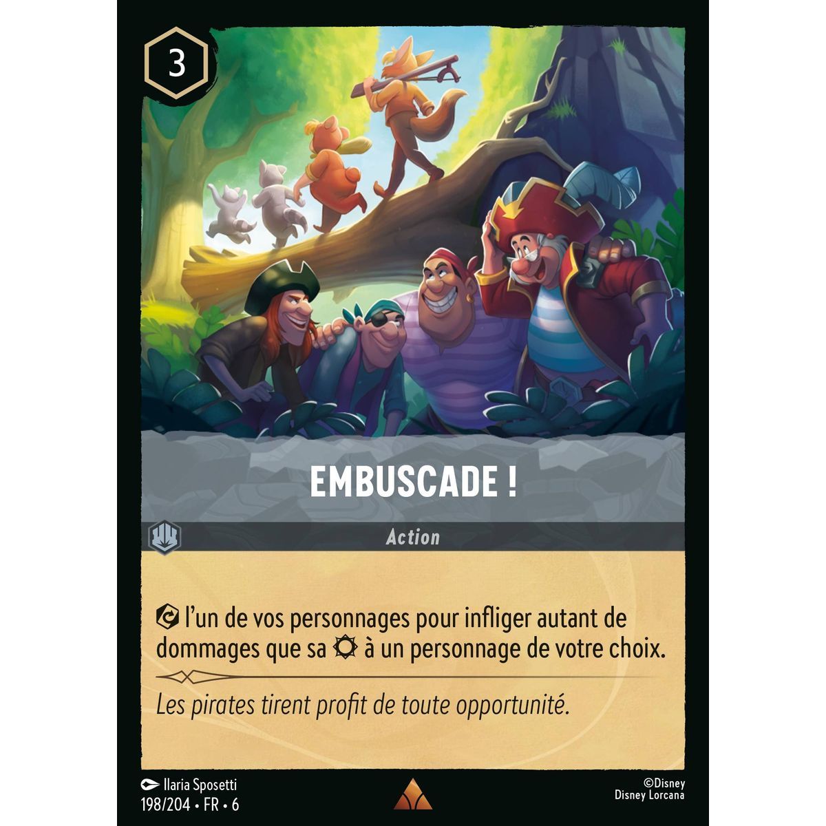Embuscade ! - 198/204 - AZS - La Mer Azurite - Brillante - Premium - Français