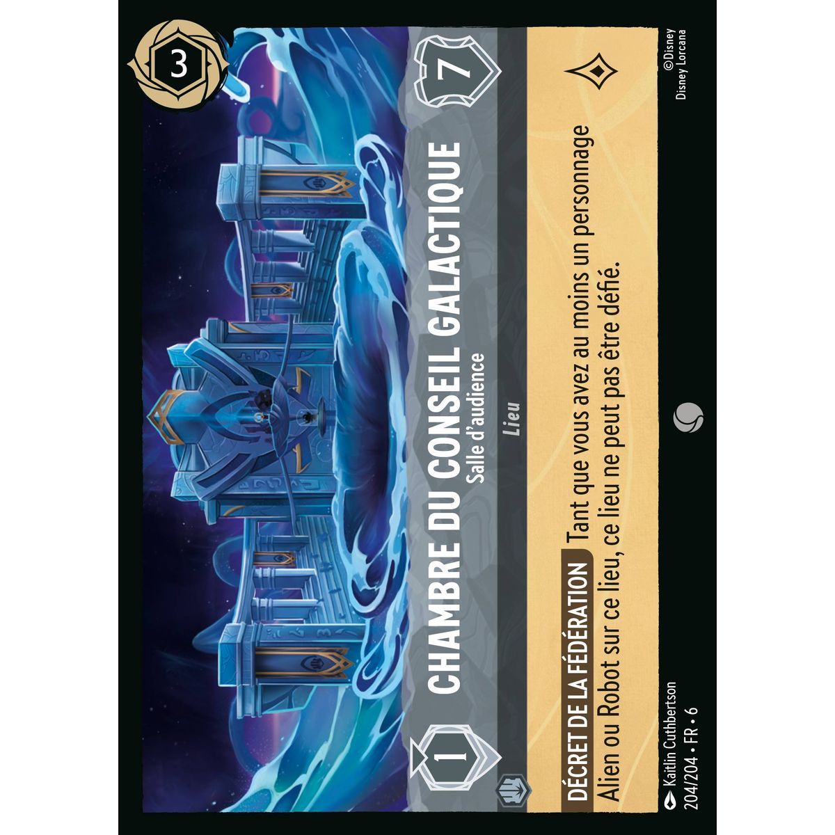 Chambre du Conseil Galactique - 204/204 - AZS - La Mer Azurite - Brillante - Premium - Français
