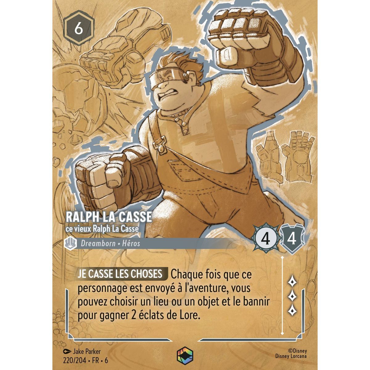 Item Ralph la casse, Ce vieux Ralph La Casse - 220/204 - AZS - La Mer Azurite - Enchanté - Français