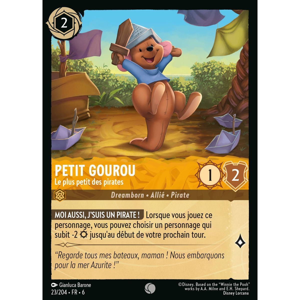 Petit Gourou, Le plus petit des pirates - 23/204 - AZS - La Mer Azurite - Brillante - Premium - Français