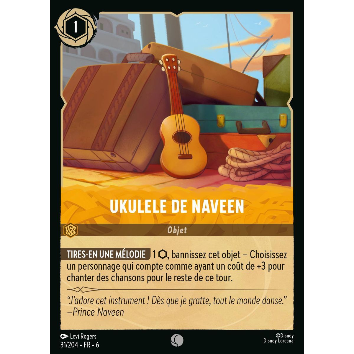 Ukulele de Naveen - 31/204 - AZS - La Mer Azurite - Brillante - Premium - Français