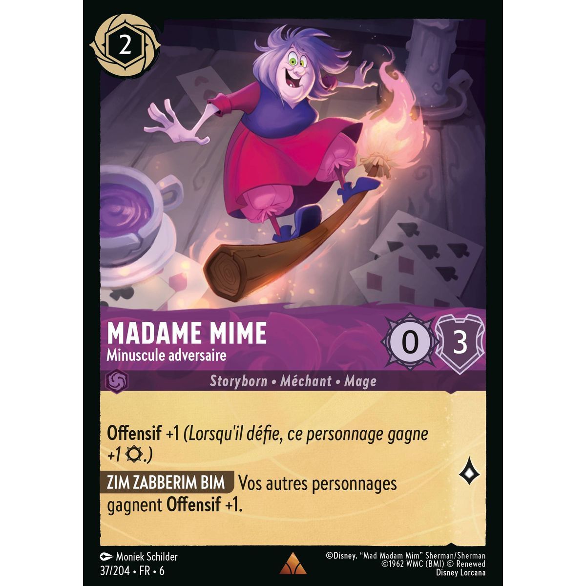 Madame Mime, Minuscule adversaire - 37/204 - AZS - La Mer Azurite - Brillante - Premium - Français