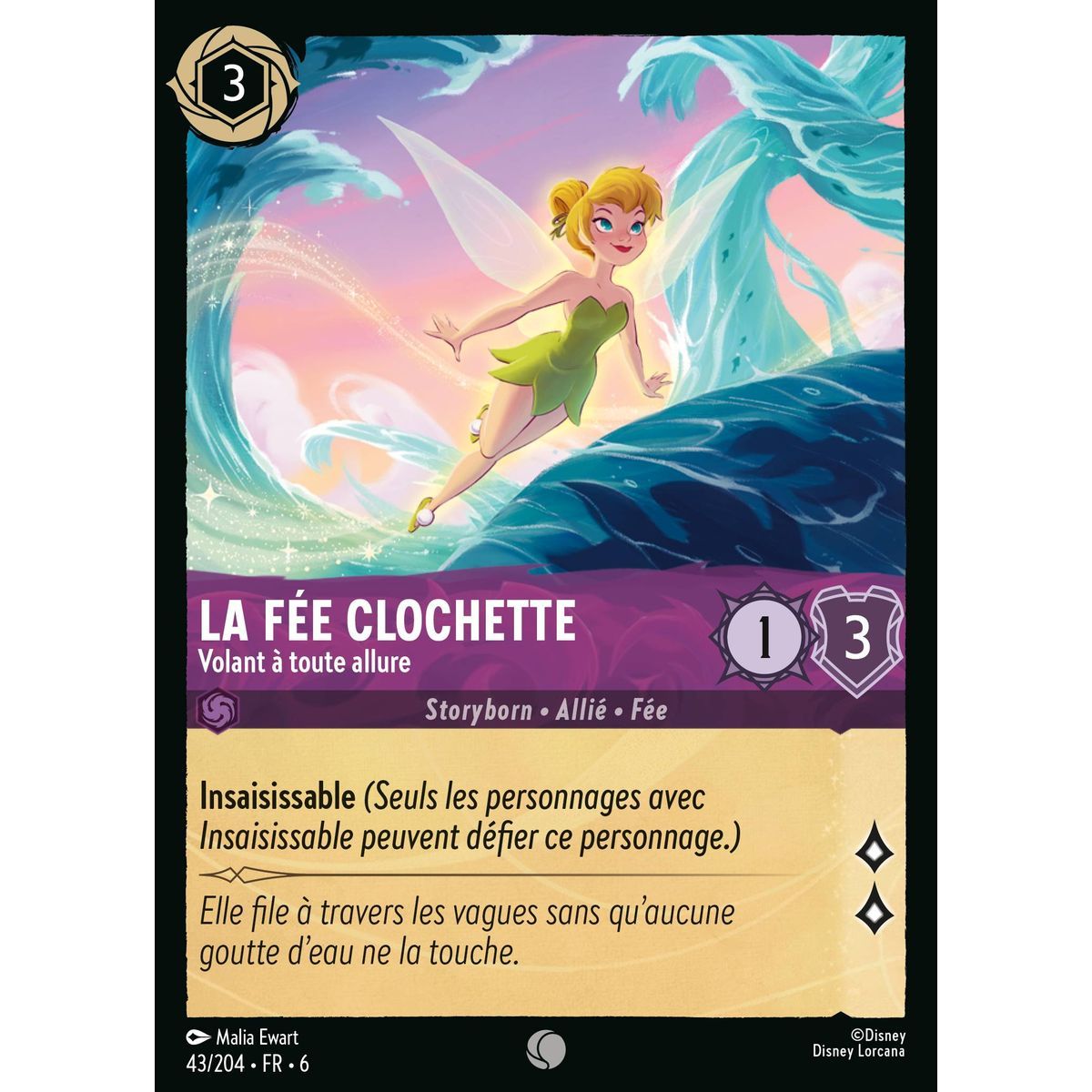 La Fée Clochette, Volant à toute allure - 43/204 - AZS - La Mer Azurite - Brillante - Premium - Français