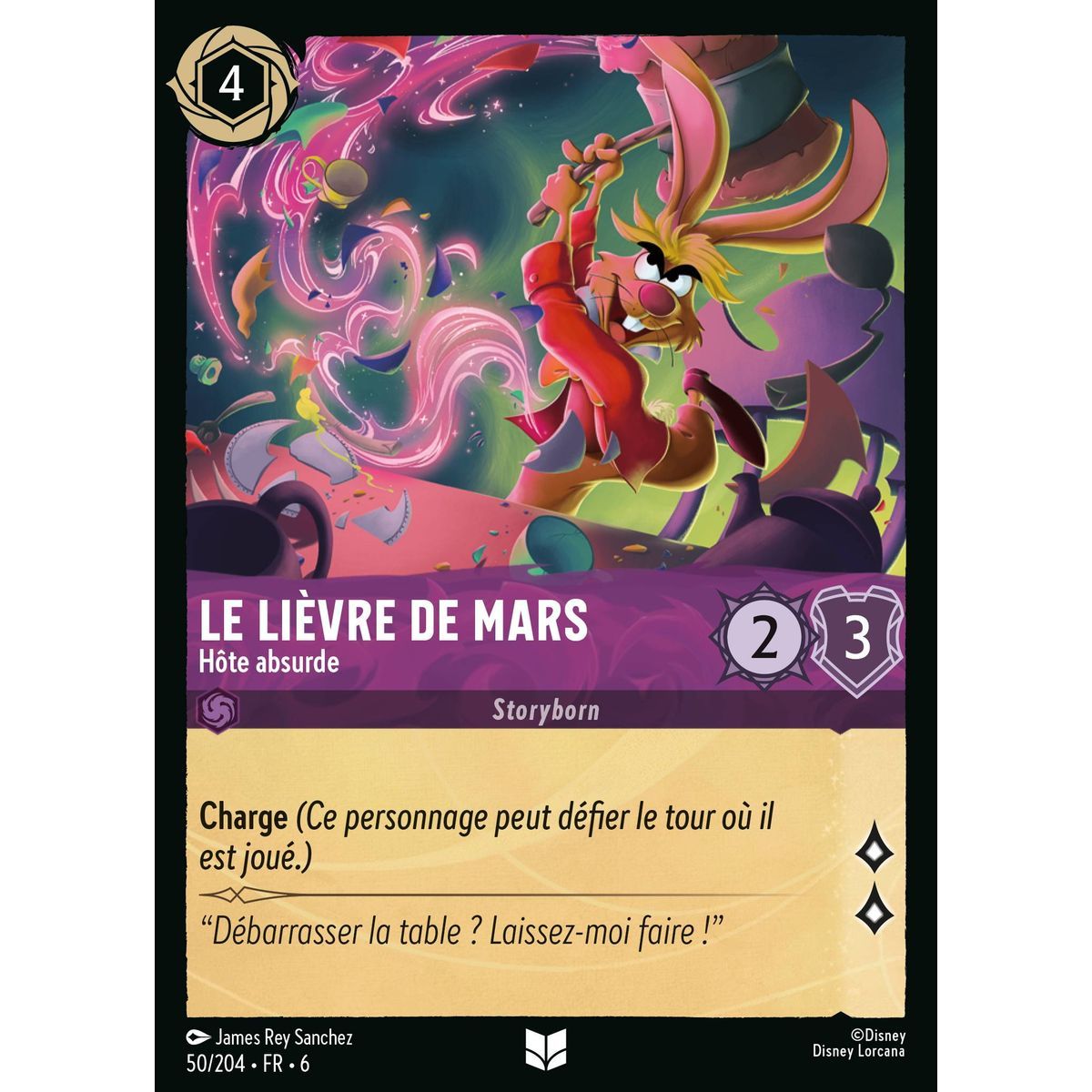 Le Lièvre de Mars, Hôte absurde - 50/204 - AZS - La Mer Azurite - Brillante - Premium - Français