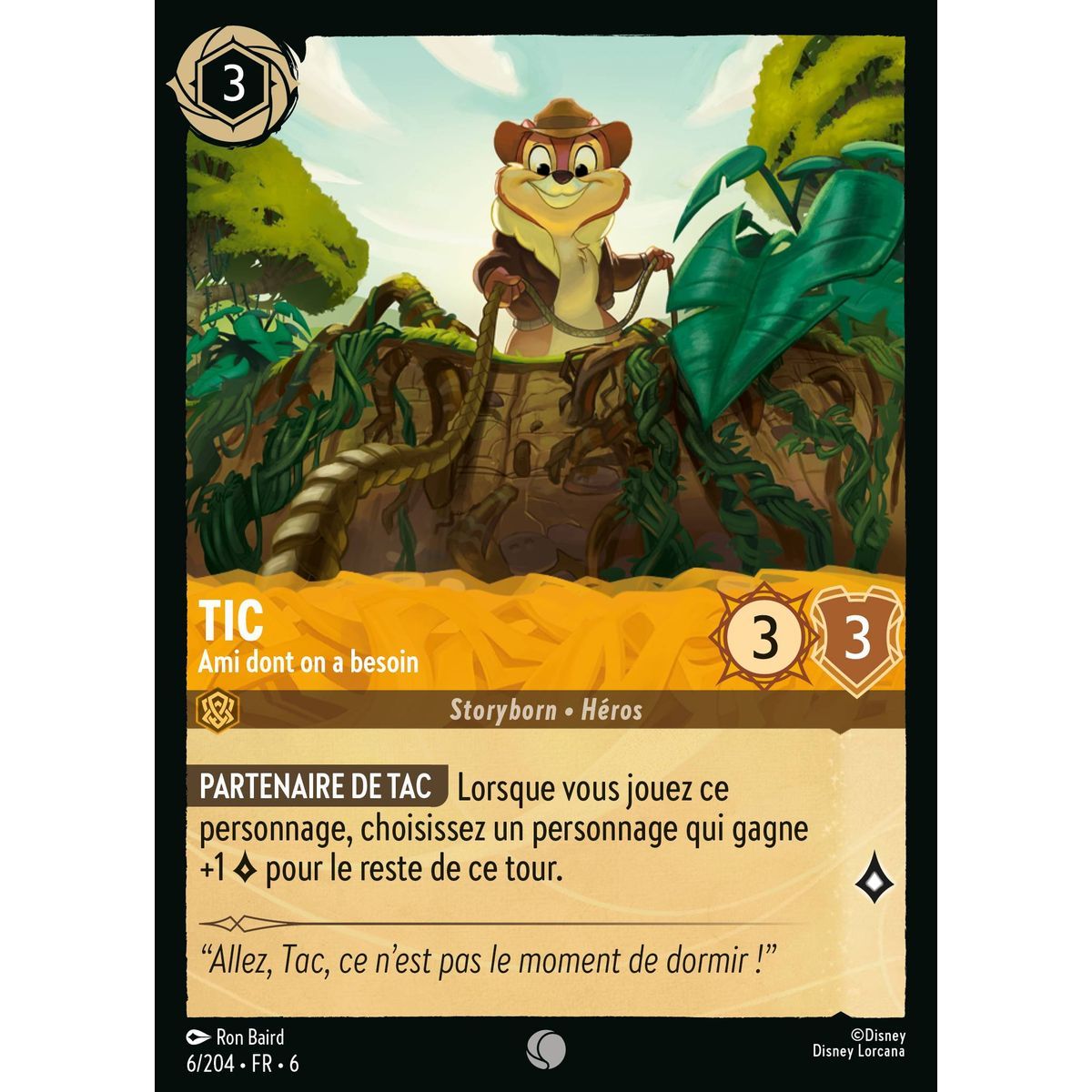 Tic, Ami dont on a besoin - 6/204 - AZS - La Mer Azurite - Brillante - Premium - Français