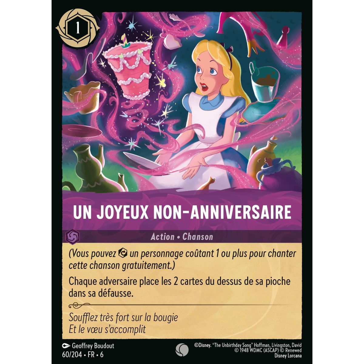 Un Joyeux Non-Anniversaire - 60/204 - AZS - La Mer Azurite - Brillante - Premium - Français