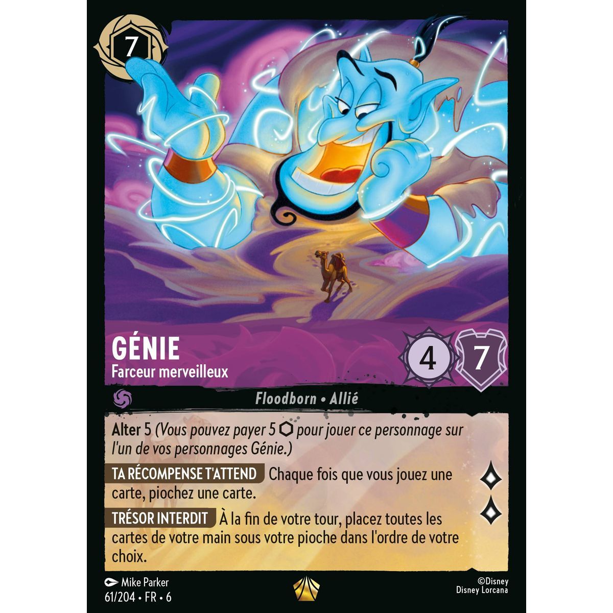 Génie, Farceur merveilleux - 61/204 - AZS - La Mer Azurite - Brillante - Premium - Français