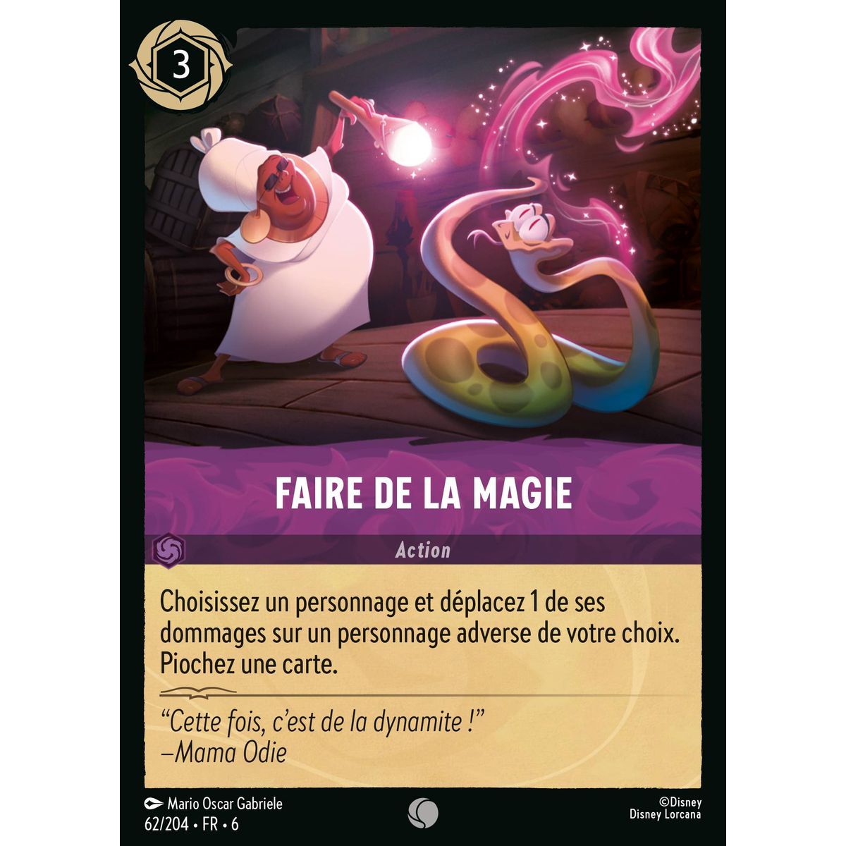 Item Faire de la magie - 62/204 - AZS - La Mer Azurite - Commune - Français