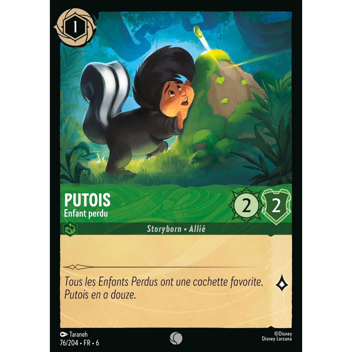 Putois, Enfant perdu - 76/204 - AZS - La Mer Azurite - Brillante - Premium - Français