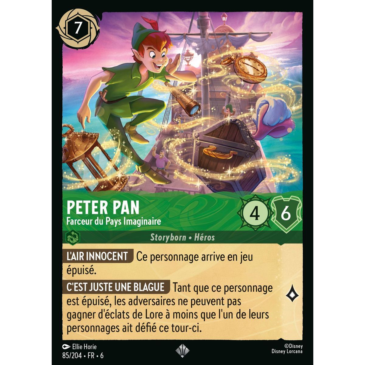 Peter Pan, Farceur du Pays Imaginaire - 85/204 - AZS - La Mer Azurite - Brillante - Premium - Français