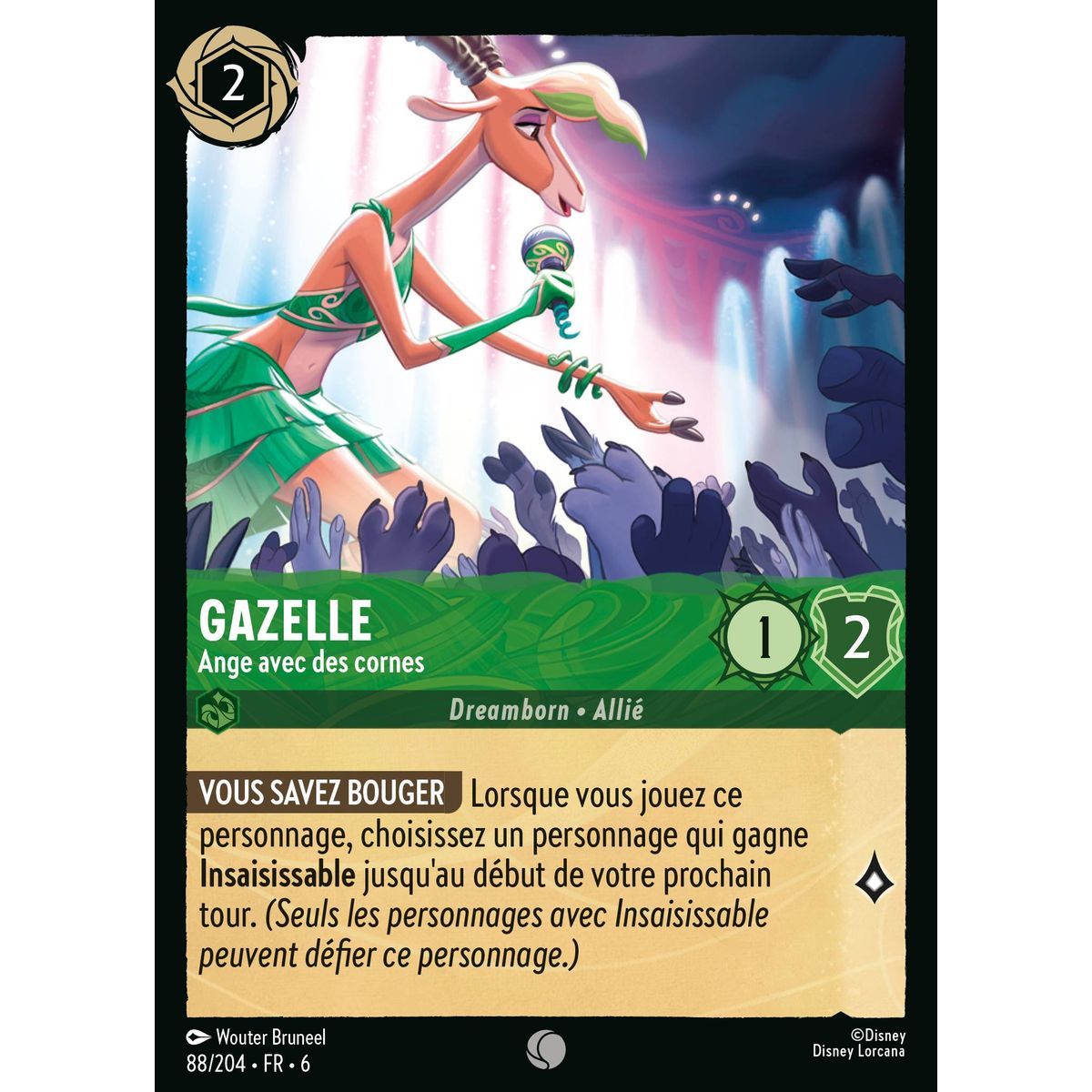 Item Gazelle, Ange avec des cornes - 88/204 - AZS - La Mer Azurite - Commune - Français