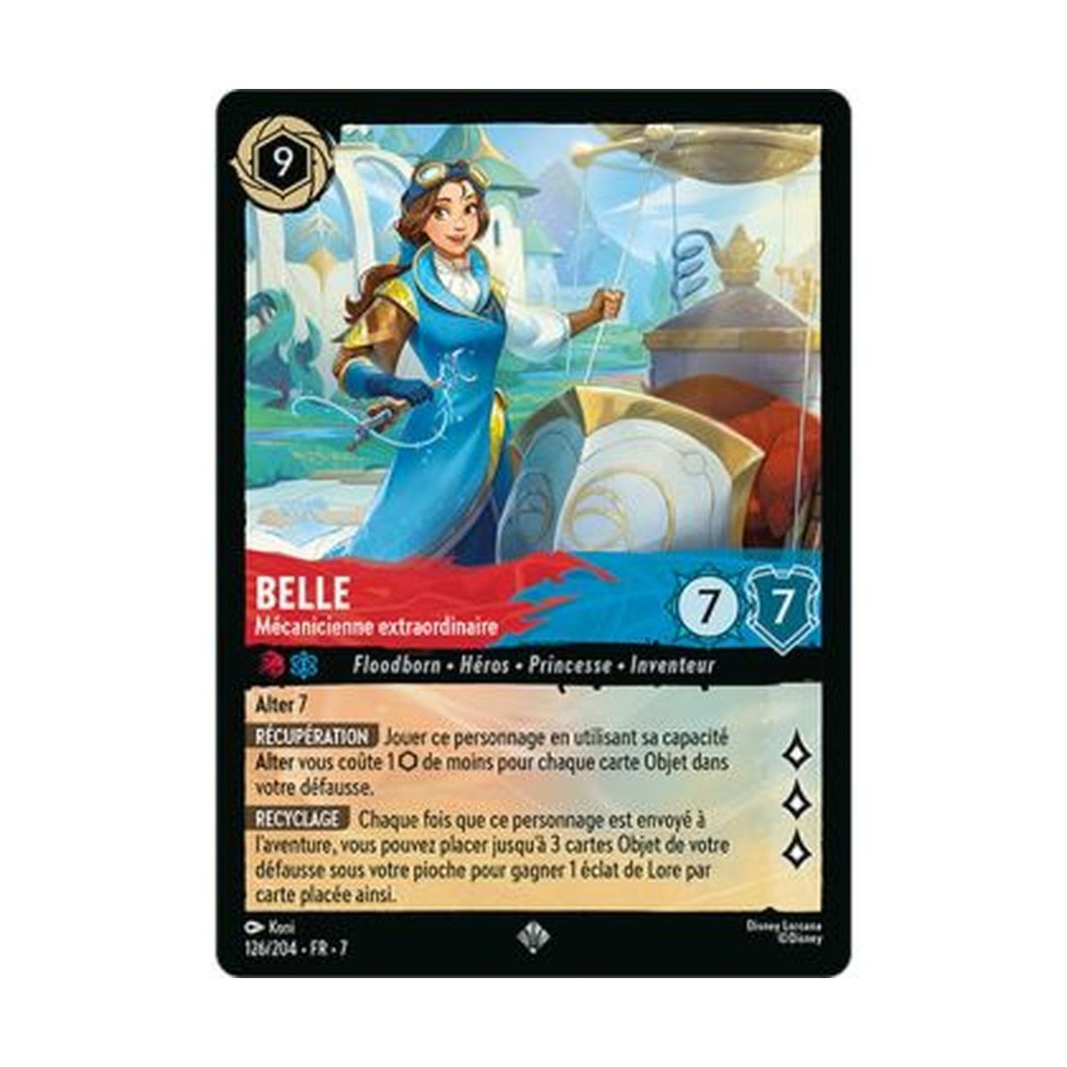 Item Belle, Mécanicienne extraordinaire - 126/204 - ARI - L'Ile d'Archazia - Brillante - Français