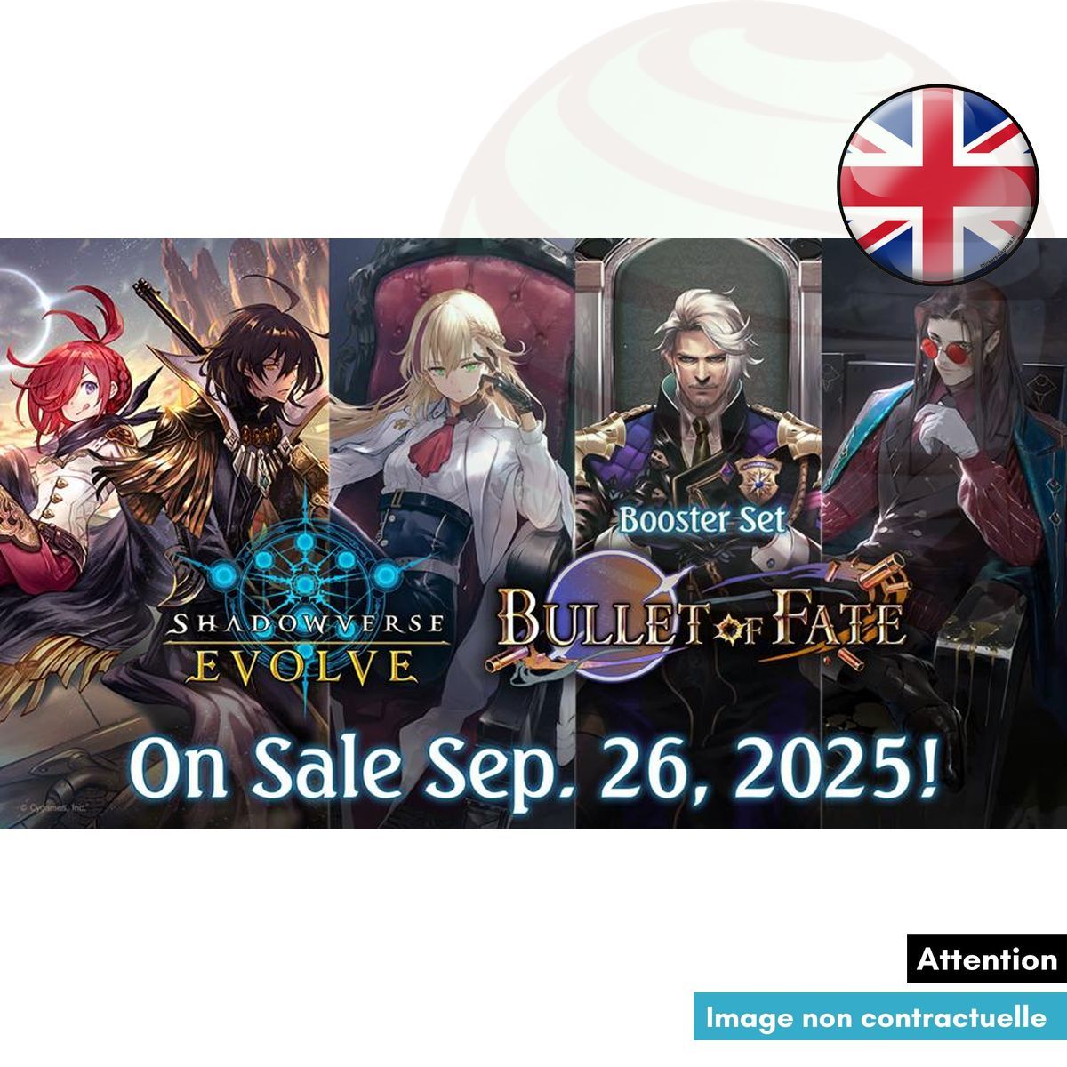 Boite de 12 Boosters - BP11 Bullet of Fate - Shadowverse Evolve - EN
