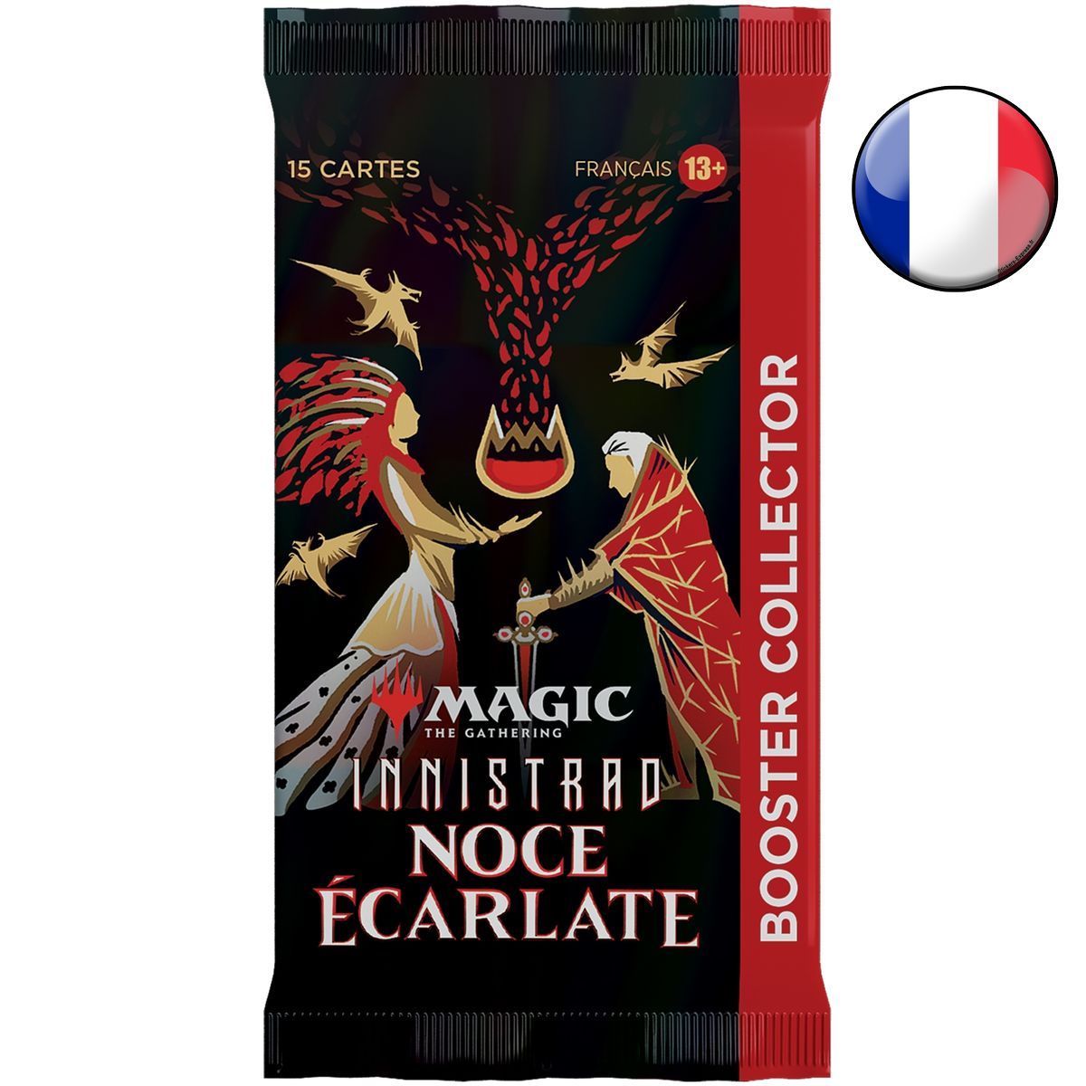 Boite de 12 Boosters - Collector - Innistrad : Noce Ecarlate - Magic The Gathering - FR