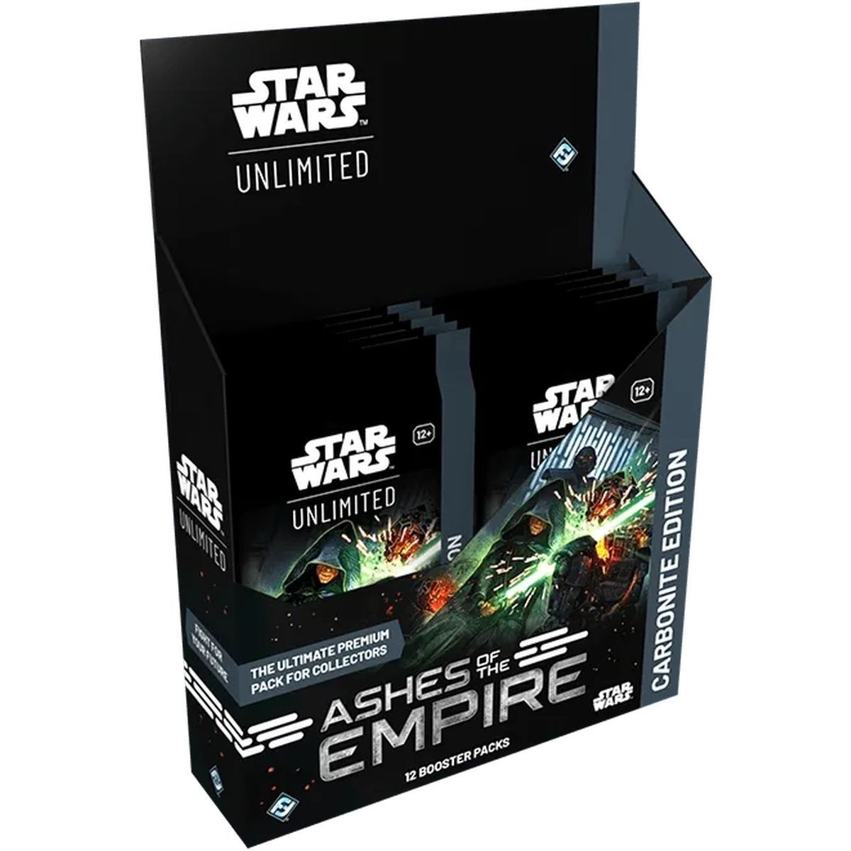 Boite de 12 Carbonite Boosters - Star Wars Unlimited : Cendres de l'Empire - Set 8 - EN