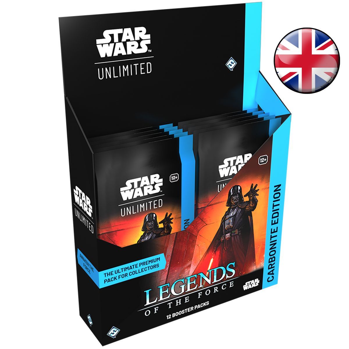 Boite de 12 Carbonite Boosters - Star Wars Unlimited : Legendes de la Force - EN