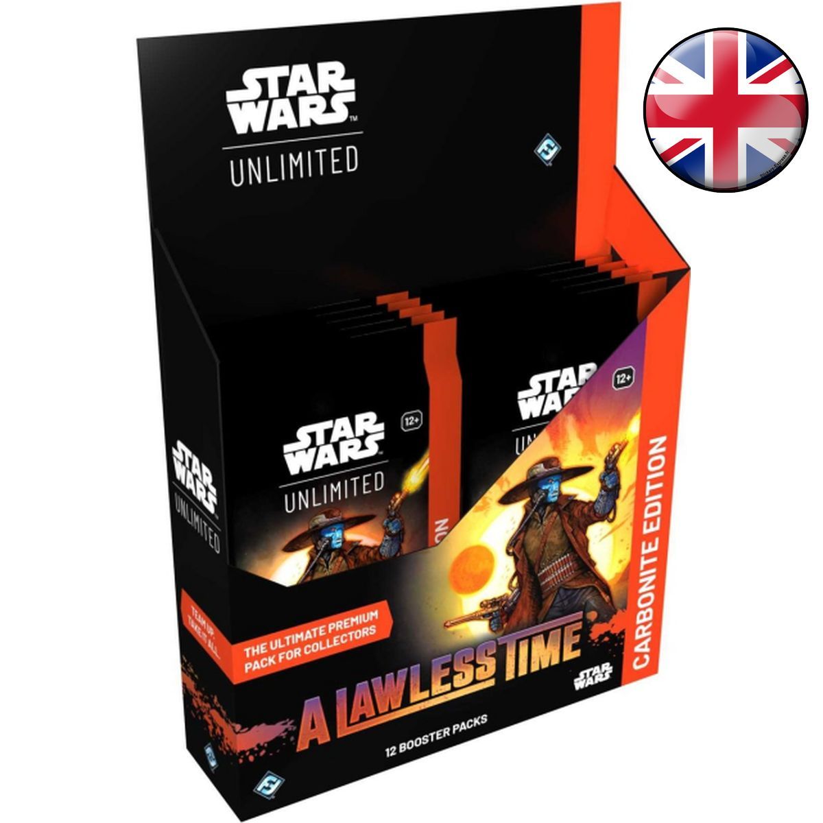 Boite de 12 Carbonite Boosters - Star Wars Unlimited : Sans Foi Ni Loi - Set 7 - EN