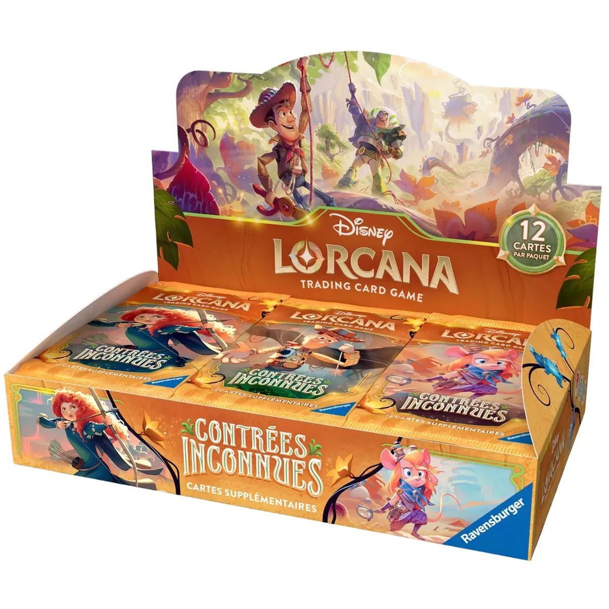 Boite de 24 Boosters - Chapitre 12 : Contrées Inconnues - Disney Lorcana - Set 12 - FR