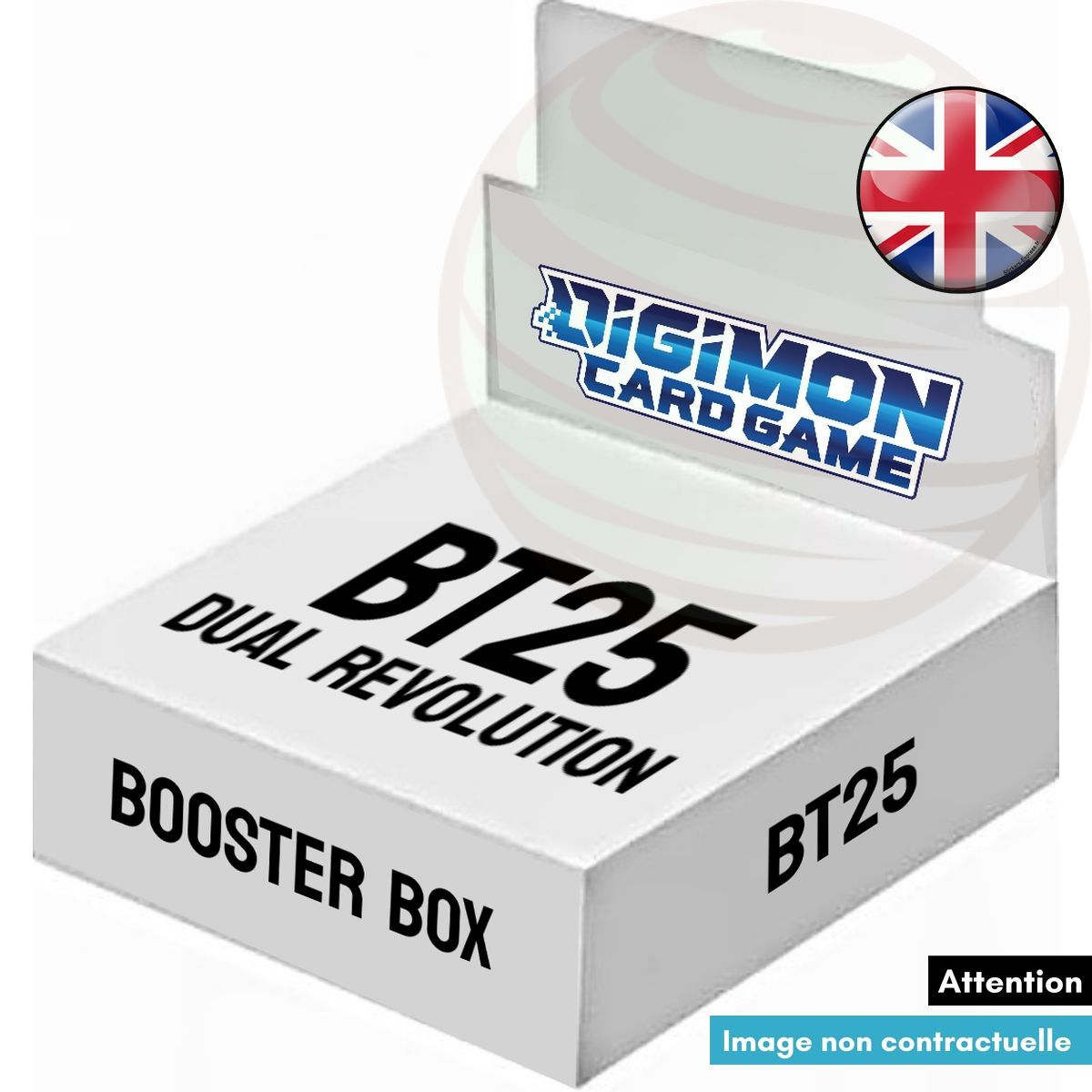 Boite de 24 Boosters - Dual Revolution [BT25] - Digimon Card Game -  EN