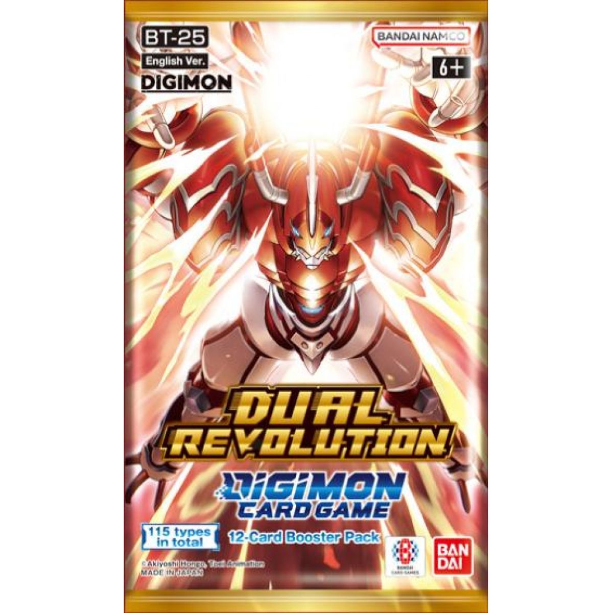 Boite de 24 Boosters - Dual Revolution [BT25] - Digimon Card Game -  EN