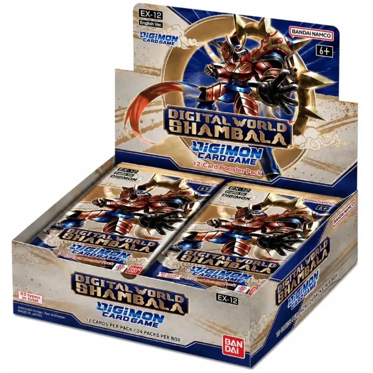 Boite de 24 Boosters - EX12 : Digital World Shambala - Digimon Card Game - EN