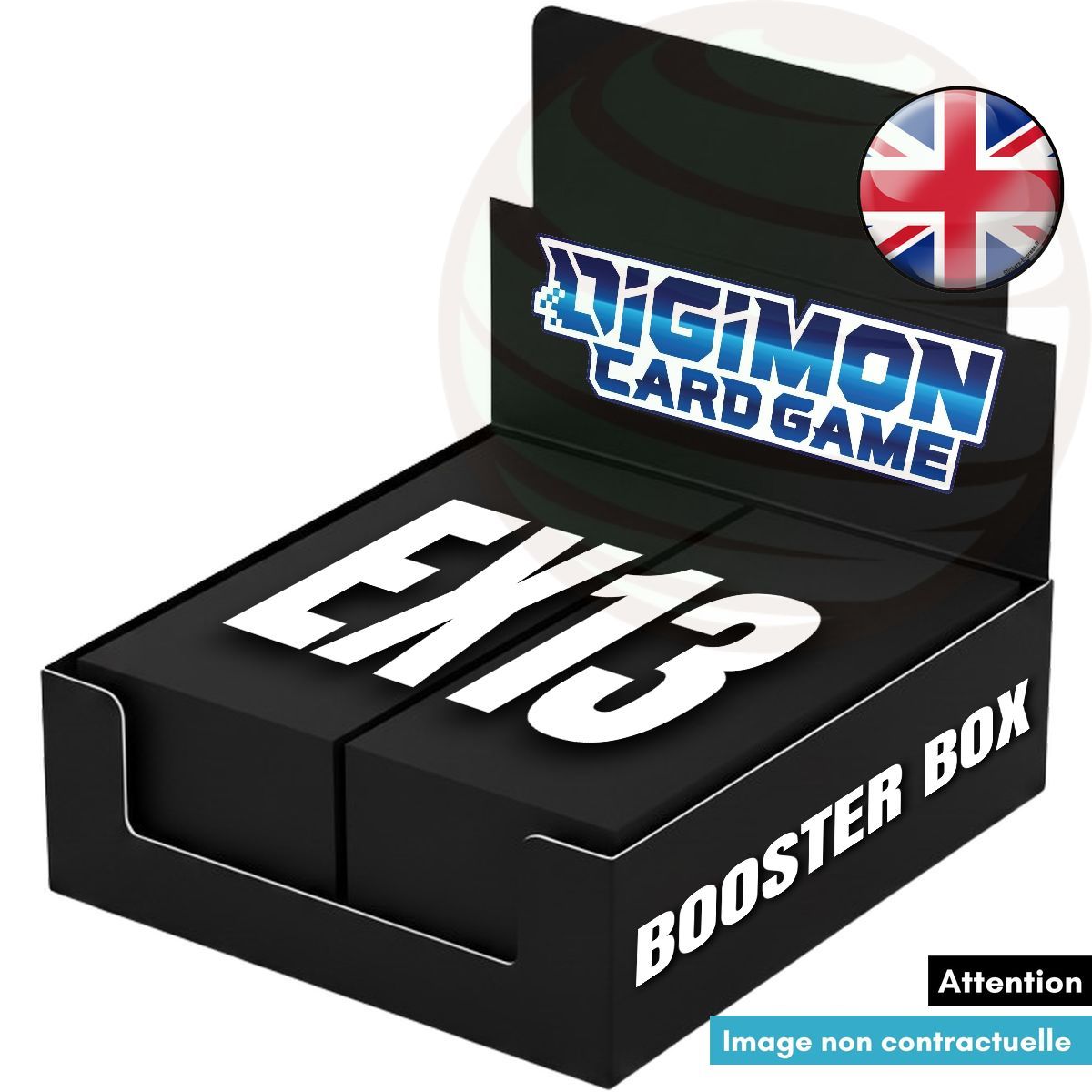 Boite de 24 Boosters - EX13 : Chivalrous XIII EX-13 - Digimon Card Game - EN