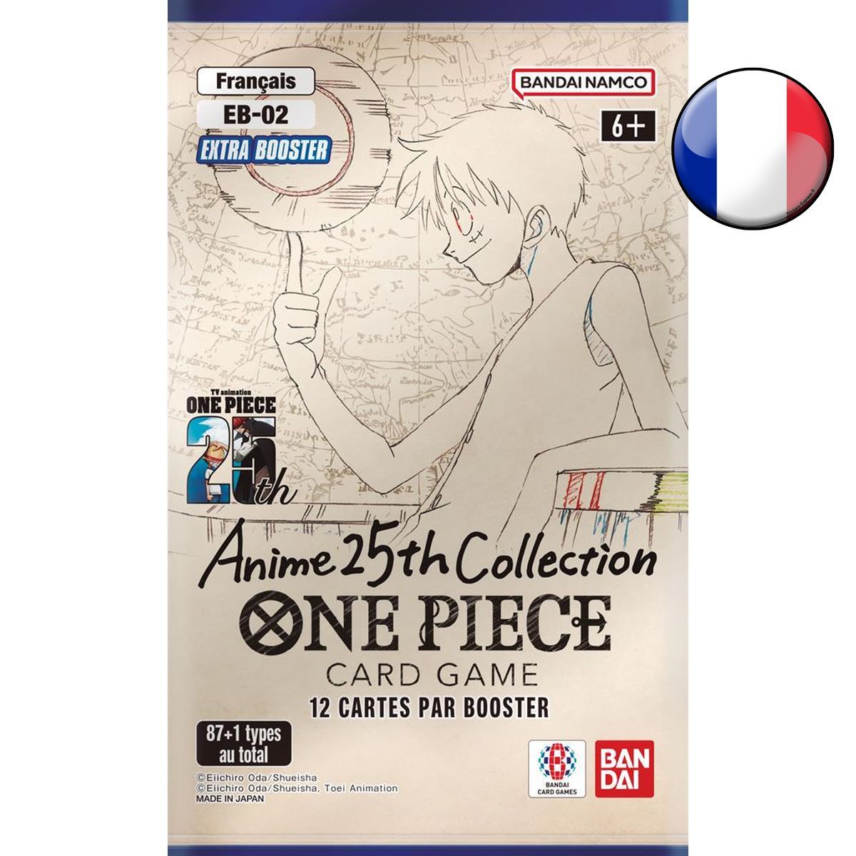 Boite de 24 Boosters - Extra Booster : Anime 25th Collection - One Piece CG - EB-02 - EB02 - FR