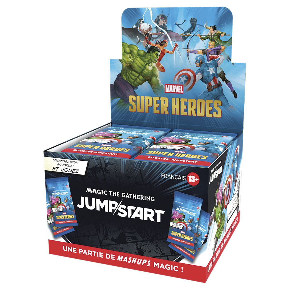 Boite de 24 Boosters Jumpstart - Marvel Super Heroes - Magic The Gathering - FR