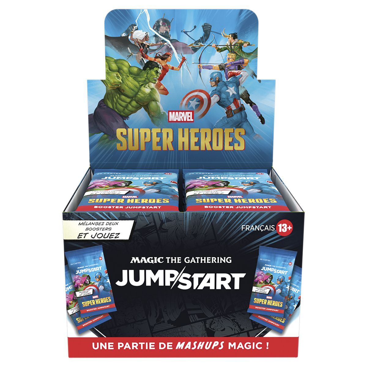 Boite de 24 Boosters Jumpstart - Marvel Super Heroes - Magic The Gathering - FR