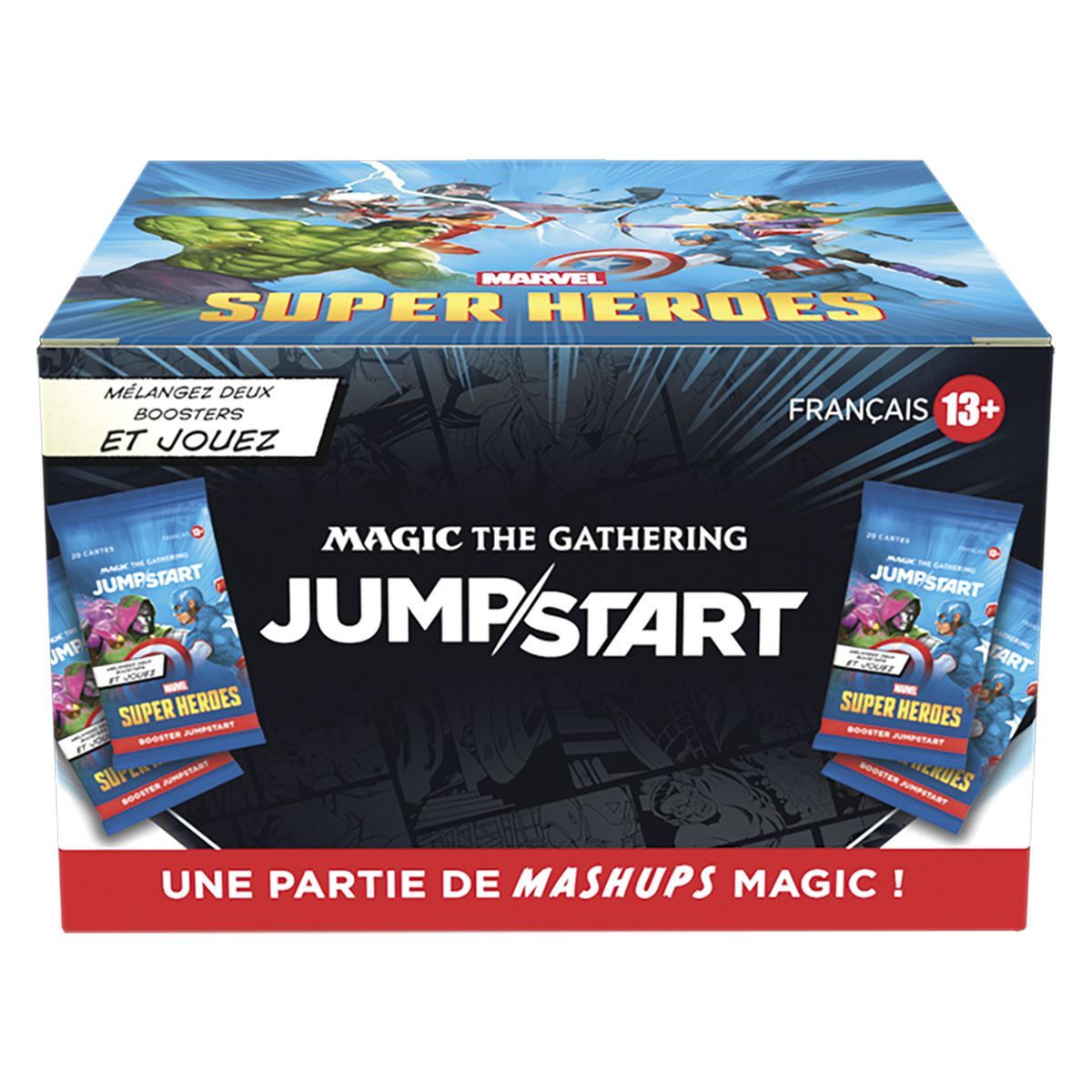 Boite de 24 Boosters Jumpstart - Marvel Super Heroes - Magic The Gathering - FR