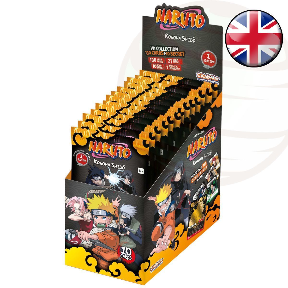 Boite de 24 Boosters - Konoha Shido - Naruto Mythos TCG - 1ère Edition - EN