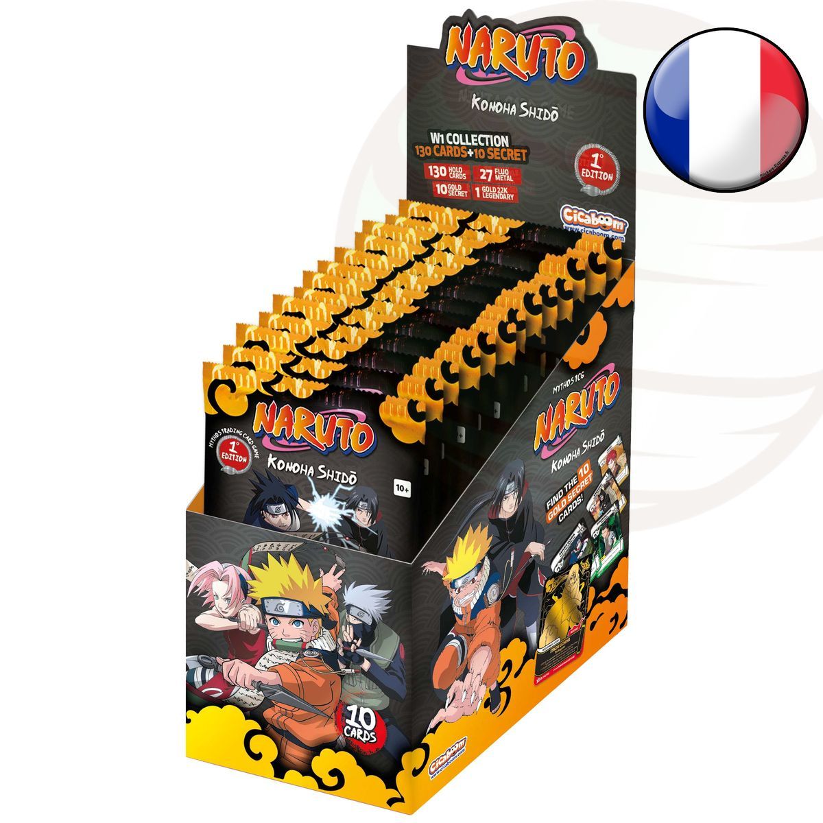 Boite de 24 Boosters - Konoha Shido - Naruto Mythos TCG - 1ère Edition - FR