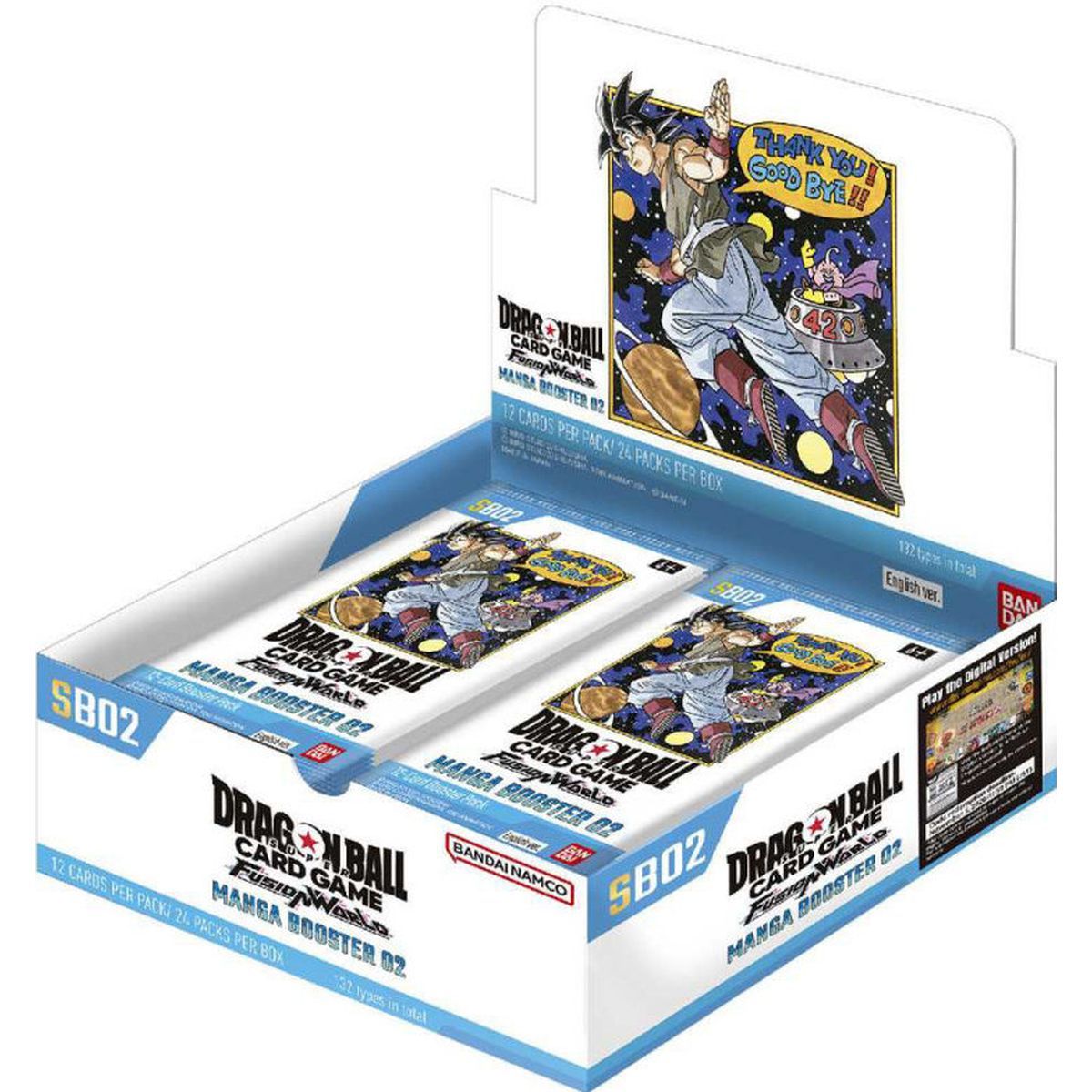 Item Boite de 24 Boosters - Manga Booster Pack 02 - SB02 - Dragon Ball Super CG Fusion World - EN