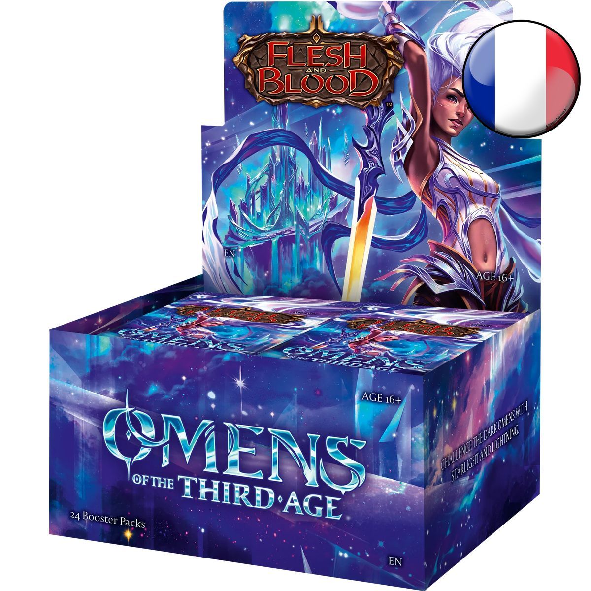 Boite de 24 Boosters - Omens of the Third Age - Flesh & Blood - FAB - FR
