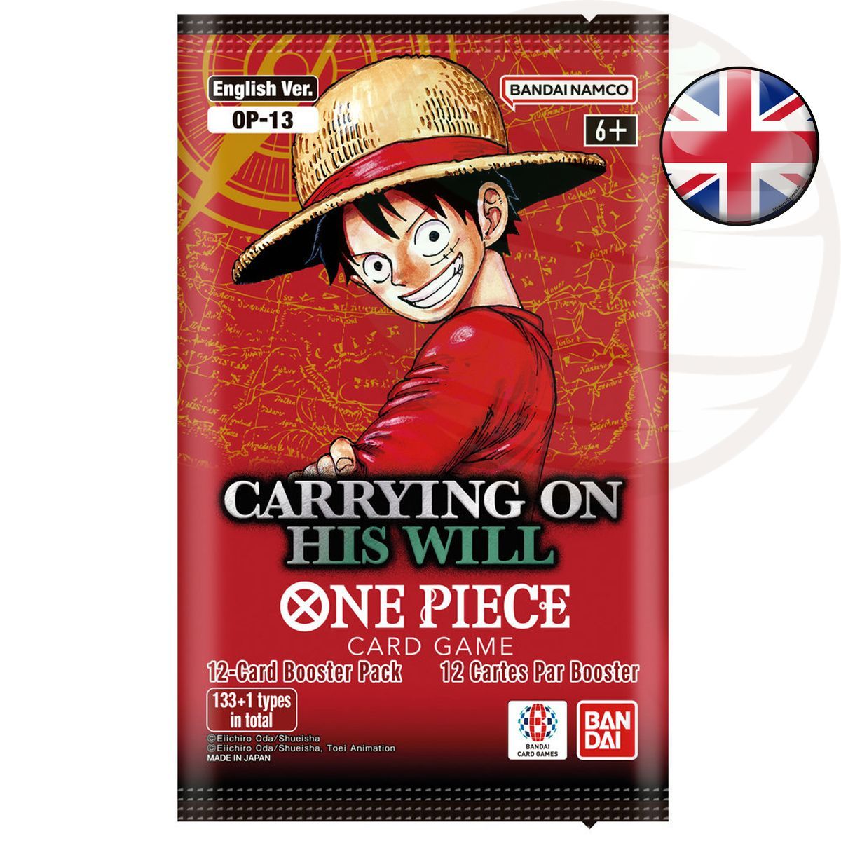 Boite de 24 Boosters - OP13 "Carrying on his Will" - One Piece CG -  OP-13 - EN