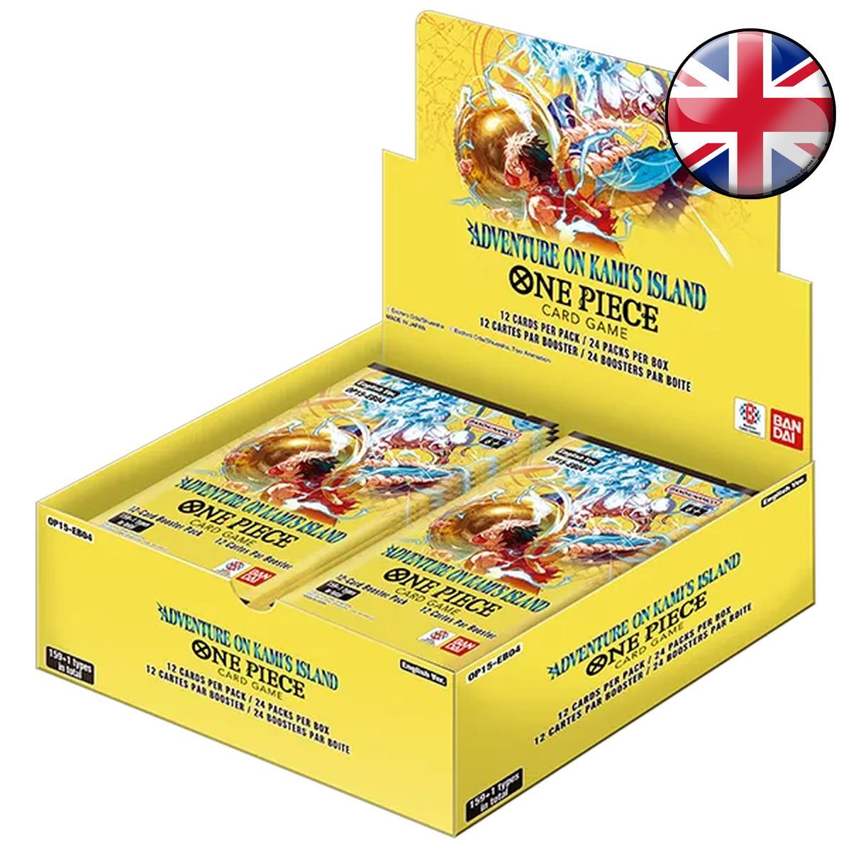 Boite de 24 Boosters - OP15~EB04 "Adventure on Kami's Island" - One Piece CG - OP-15 EB-04 - EN