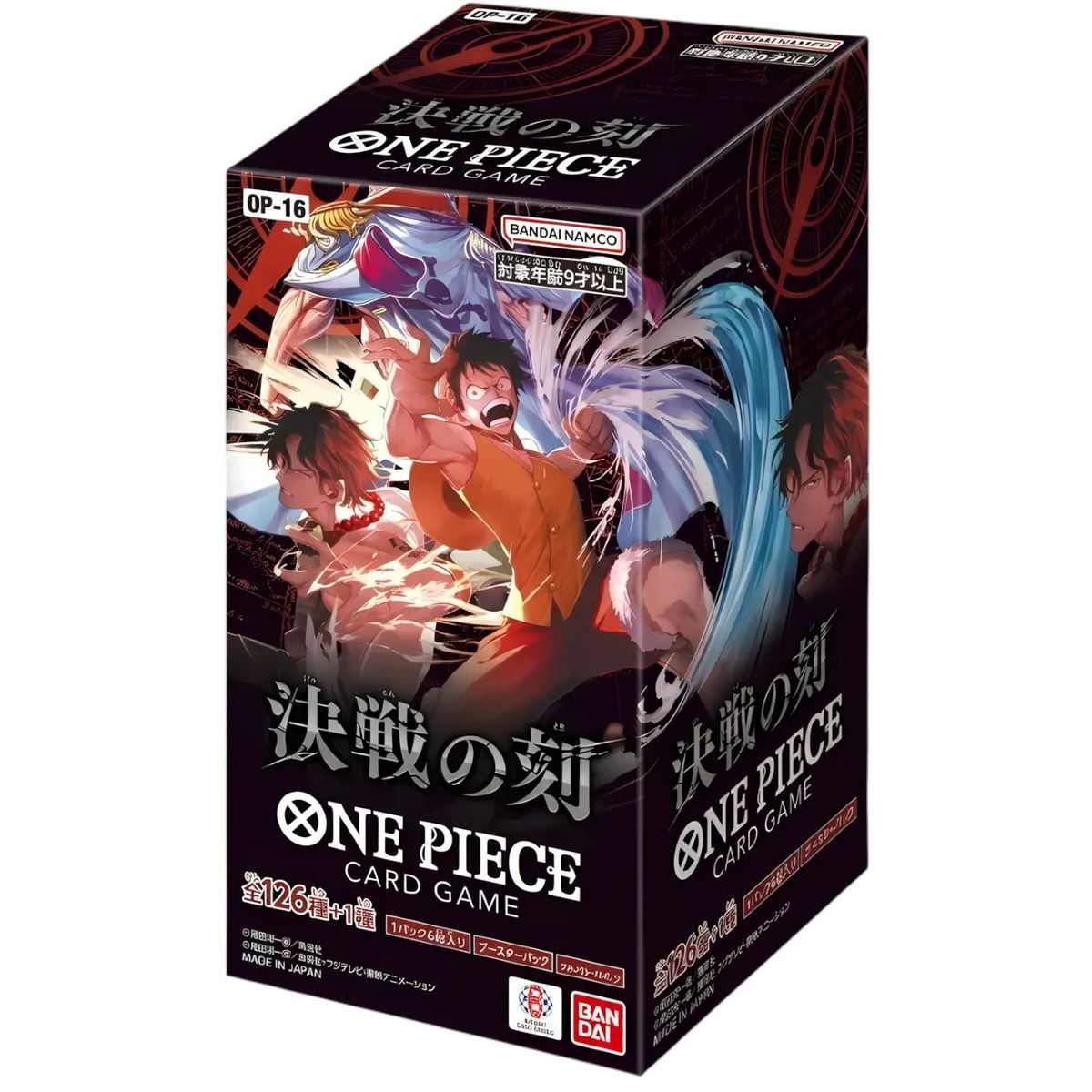 Boite de 24 Boosters - OP16 : The Time of Battle - One Piece CG - Japonais