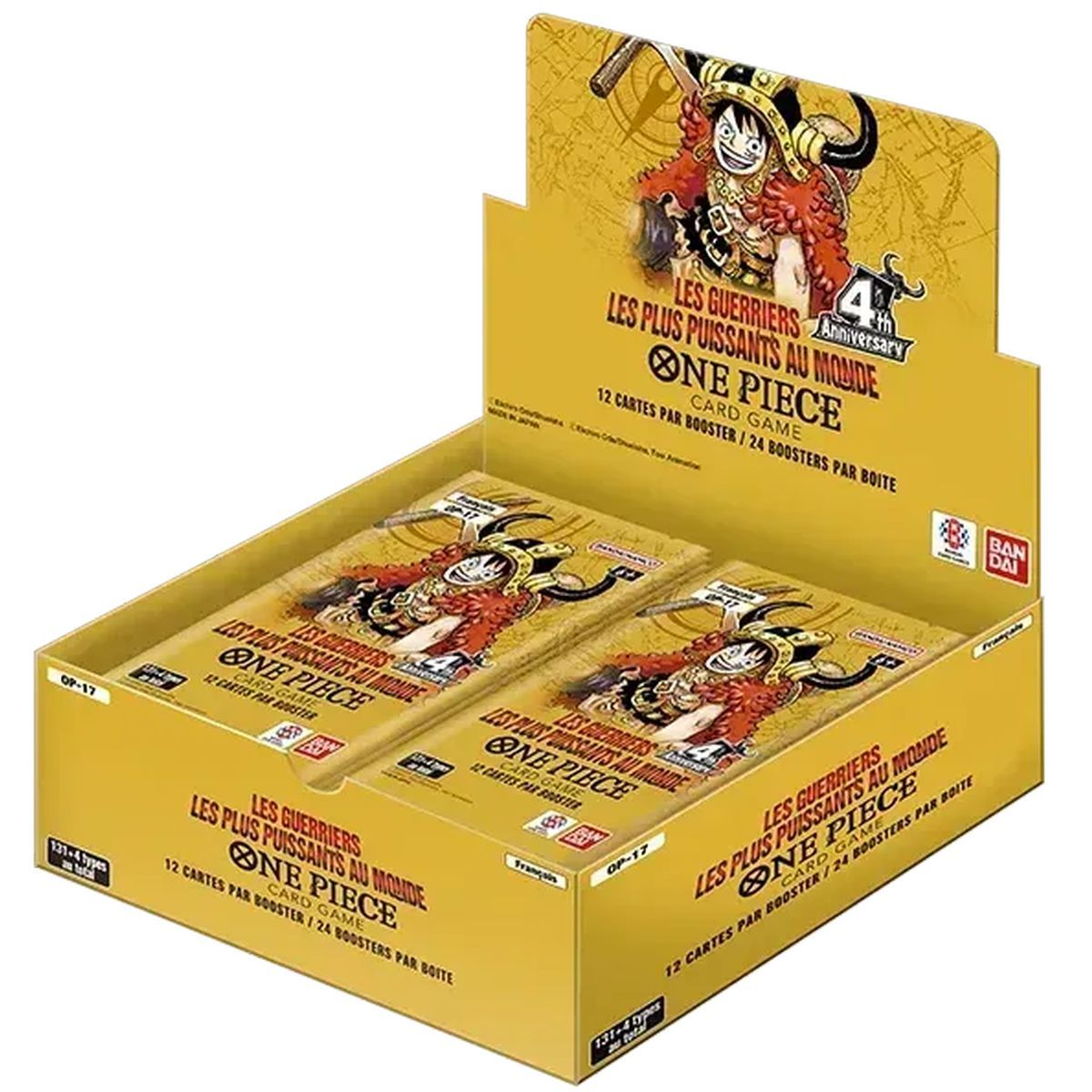 Boite de 24 Boosters - OP17 : Les Guerriers Les Plus Puissants Au Monde - One Piece CG -  OP-17 - FR