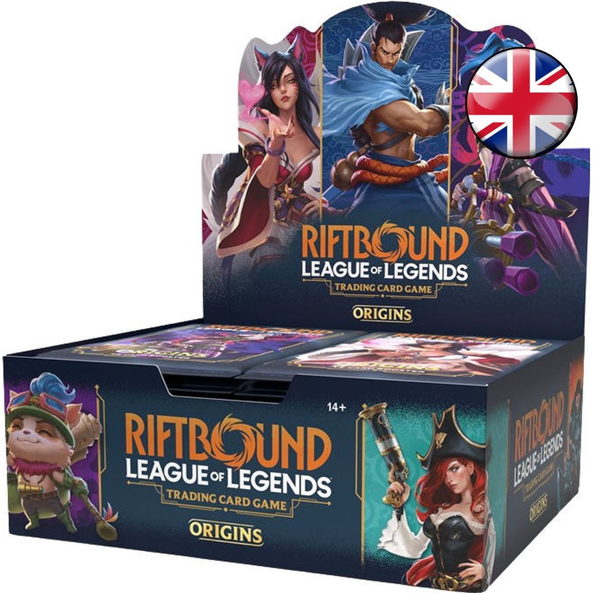 Boite de 24 Boosters - Set 1 Origins - Riftbound League of Legends TCG - Anglais