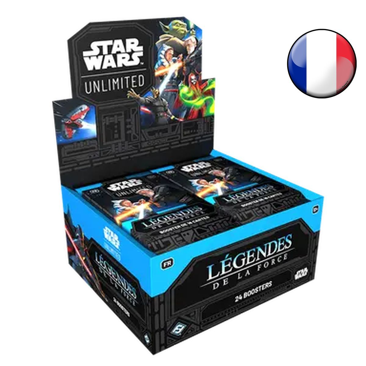 Boite de 24 Boosters - Star Wars Unlimited : Légendes de la Force - FR