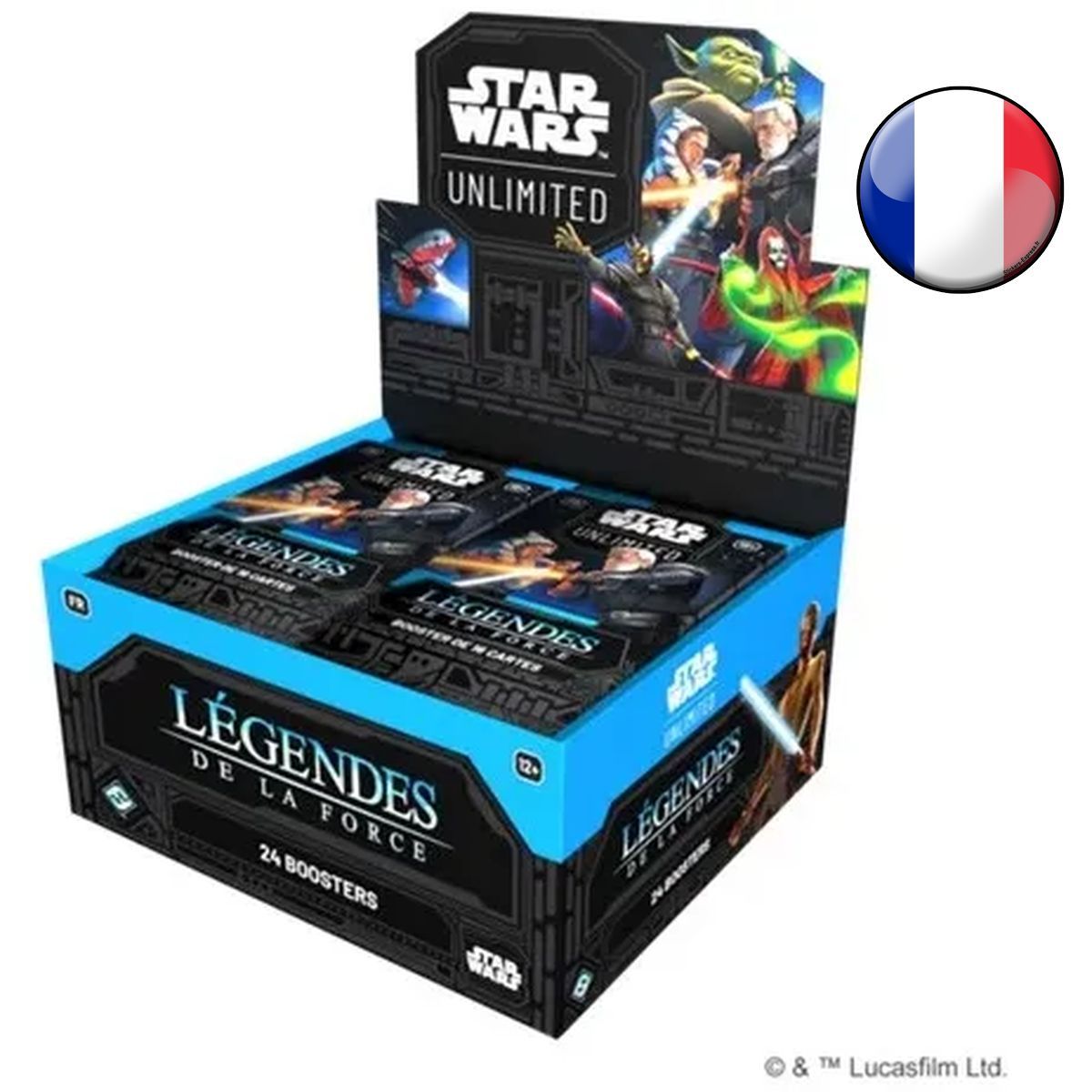 Boite de 24 Boosters - Star Wars Unlimited : Légendes de la Force - FR