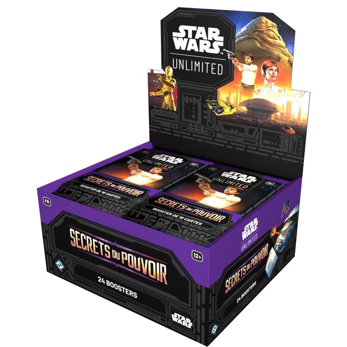 Boite de 24 Boosters - Star Wars Unlimited : Secrets du Pouvoir - FR
